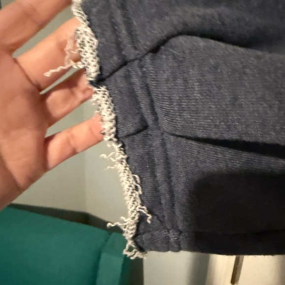 Gray Knit Trim Sweater - Picture 5 of 6